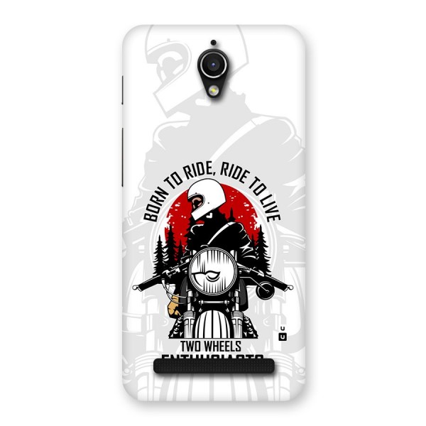 Ride To Live Back Case for Zenfone Go