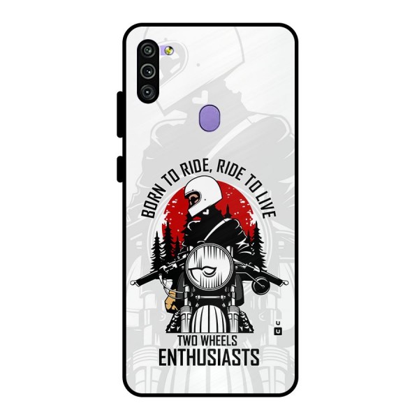 Ride To Live Metal Back Case for Galaxy M11