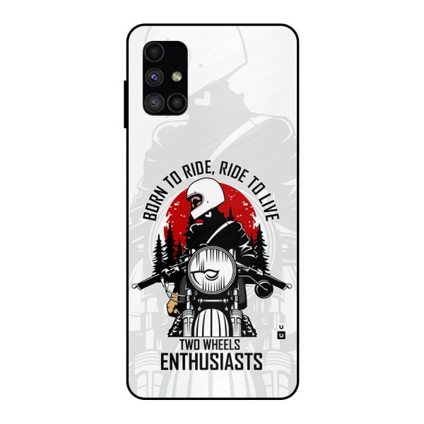 Ride To Live Metal Back Case for Galaxy M51