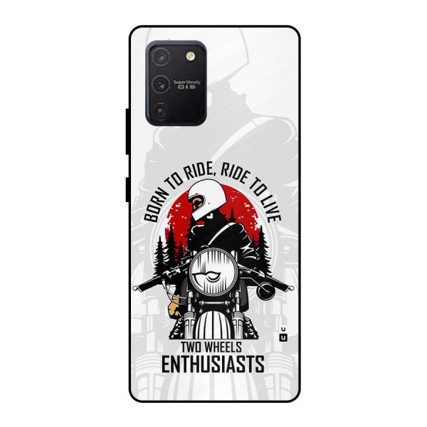 Ride To Live Metal Back Case for Galaxy S10 Lite