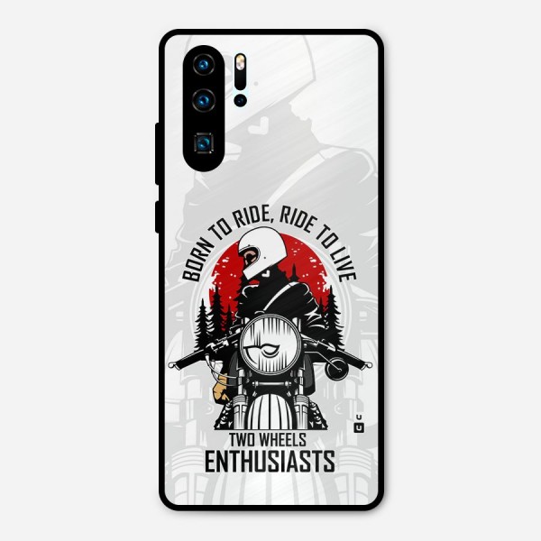 Ride To Live Metal Back Case for Huawei P30 Pro