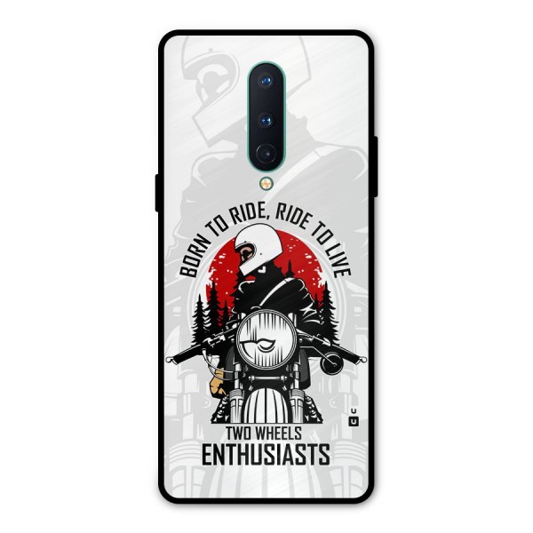 Ride To Live Metal Back Case for OnePlus 8