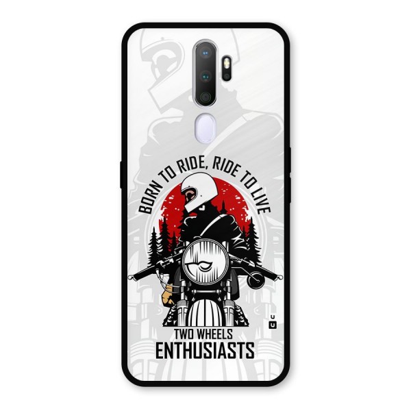 Ride To Live Metal Back Case for Oppo A9 (2020)