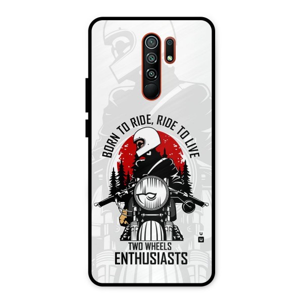 Ride To Live Metal Back Case for Redmi 9 Prime