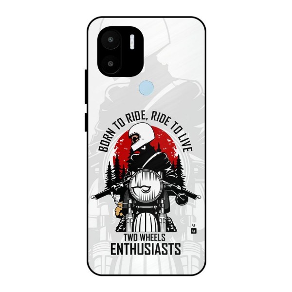 Ride To Live Metal Back Case for Redmi A2 Plus