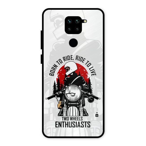 Ride To Live Metal Back Case for Redmi Note 9