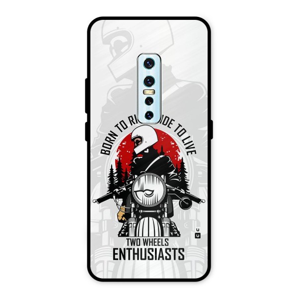 Ride To Live Metal Back Case for Vivo V17 Pro