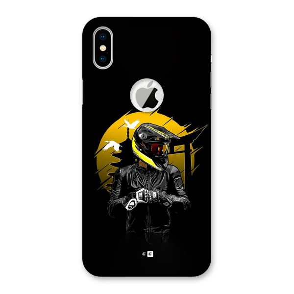 Rider Ready Back Case for iPhone XS Logo Cut