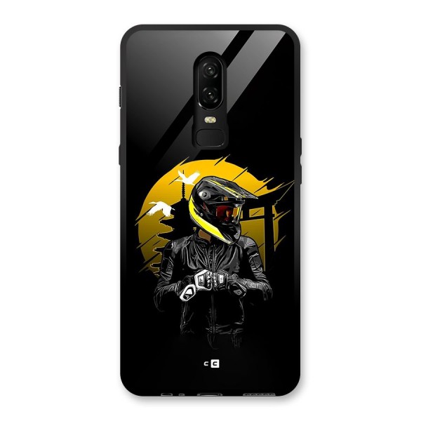 Rider Ready Glass Back Case for OnePlus 6