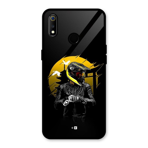 Rider Ready Glass Back Case for Realme 3