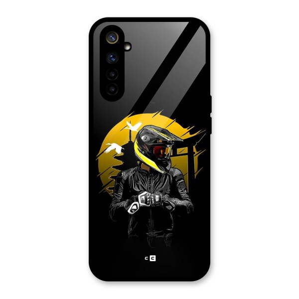 Rider Ready Glass Back Case for Realme 6