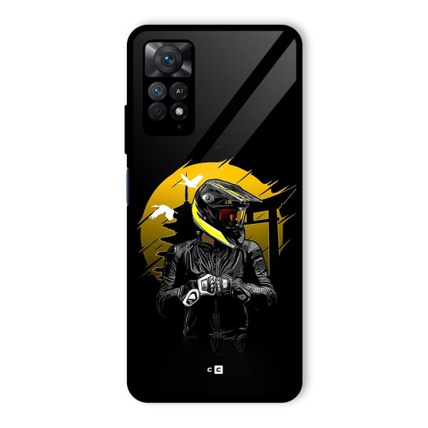 Rider Ready Glass Back Case for Redmi Note 11 Pro