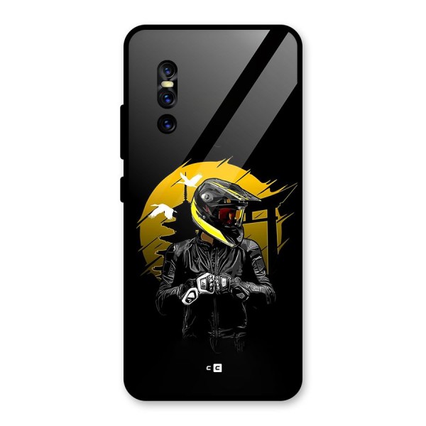 Rider Ready Glass Back Case for Vivo V15 Pro