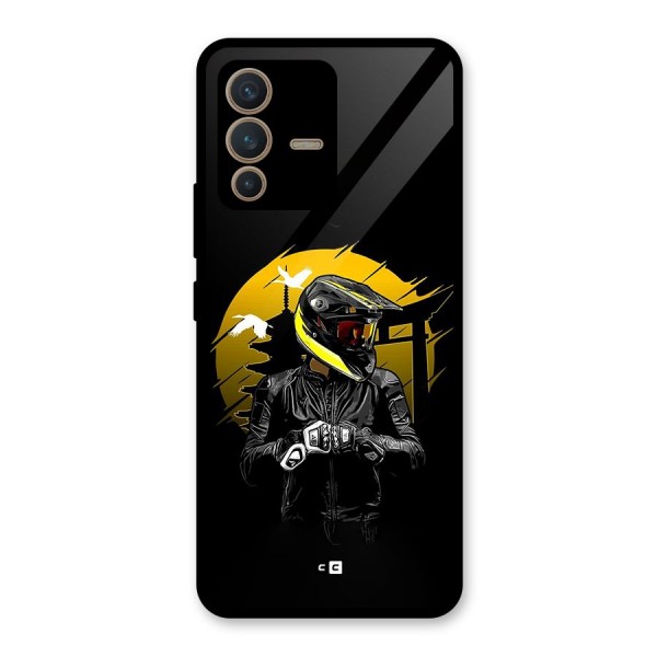 Rider Ready Glass Back Case for Vivo V23 5G