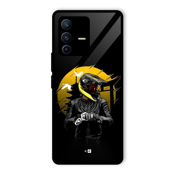 Rider Ready Glass Back Case for Vivo V23 Pro