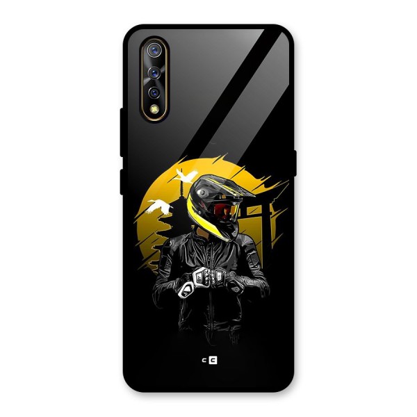 Rider Ready Glass Back Case for Vivo Z1x