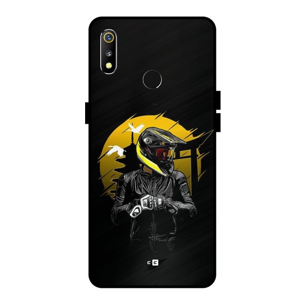 Rider Ready Metal Back Case for Realme 3