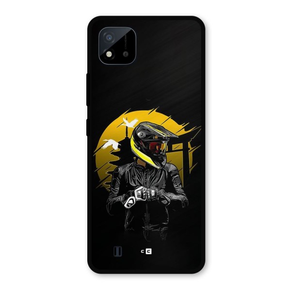 Rider Ready Metal Back Case for Realme C11 2021