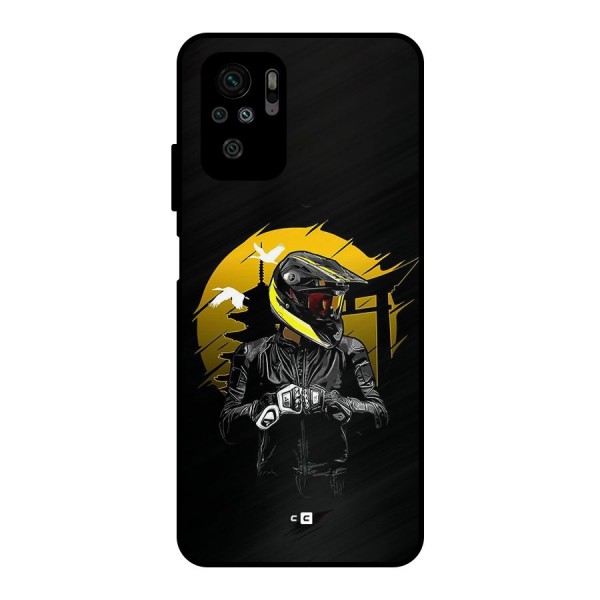 Rider Ready Metal Back Case for Redmi Note 10