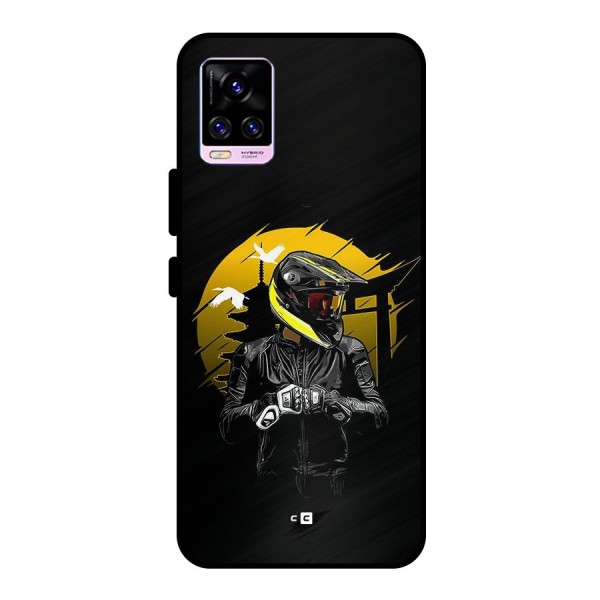 Rider Ready Metal Back Case for Vivo V20 Pro