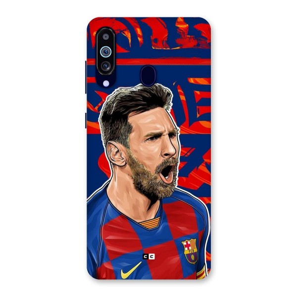 Roaring Soccer Star Back Case for Galaxy A60