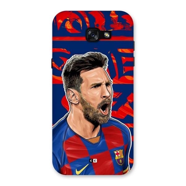 Roaring Soccer Star Back Case for Galaxy A7 (2017)