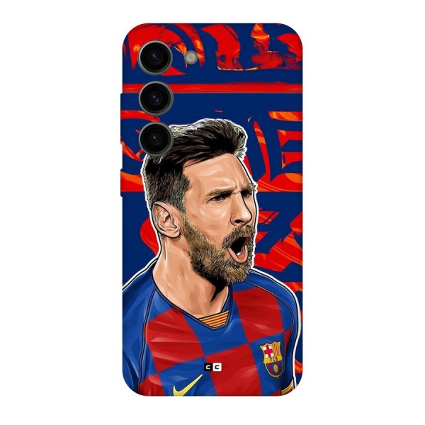 Roaring Soccer Star Back Case for Galaxy S23