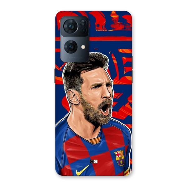 Roaring Soccer Star Back Case for Oppo Reno7 Pro 5G