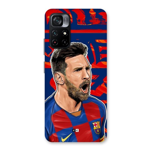 Roaring Soccer Star Back Case for Poco M4 Pro 5G