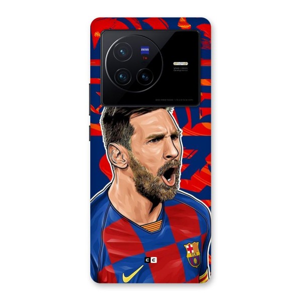 Roaring Soccer Star Back Case for Vivo X80