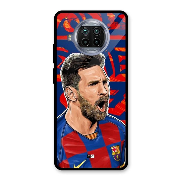 Roaring Soccer Star Glass Back Case for Mi 10i