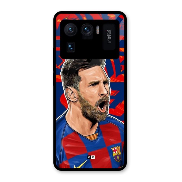 Roaring Soccer Star Glass Back Case for Mi 11 Ultra