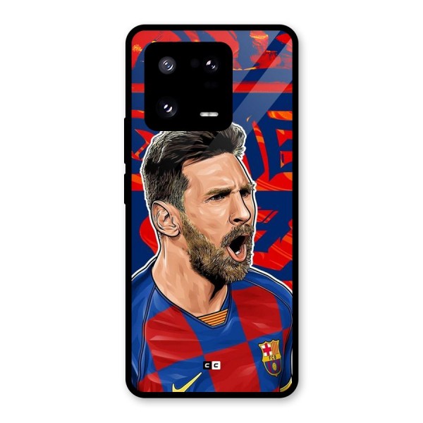 Roaring Soccer Star Glass Back Case for Xiaomi 13 Pro