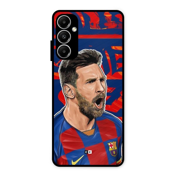 Roaring Soccer Star Metal Back Case for Galaxy A05s