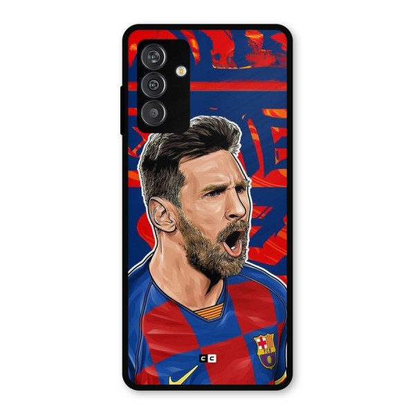 Roaring Soccer Star Metal Back Case for Galaxy F13