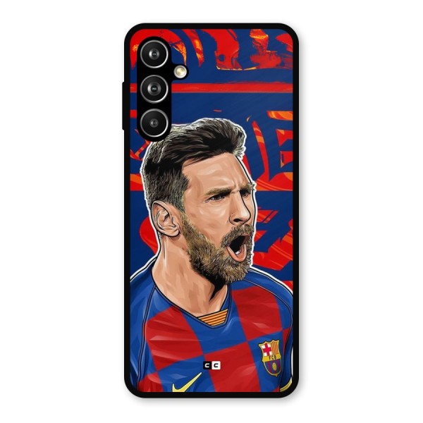 Roaring Soccer Star Metal Back Case for Galaxy F54