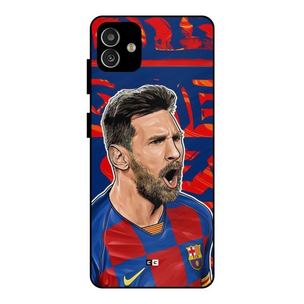 Roaring Soccer Star Metal Back Case for Galaxy M13 5G