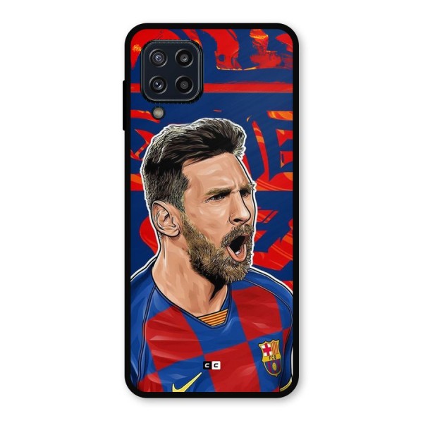 Roaring Soccer Star Metal Back Case for Galaxy M32