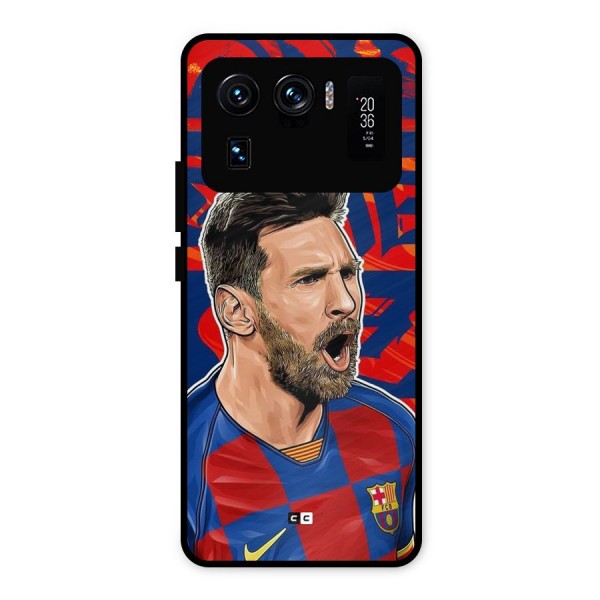 Roaring Soccer Star Metal Back Case for Mi 11 Ultra