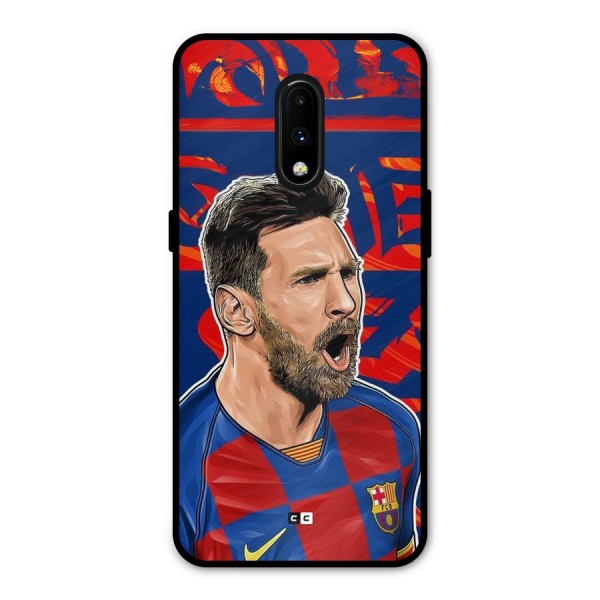 Roaring Soccer Star Metal Back Case for OnePlus 7