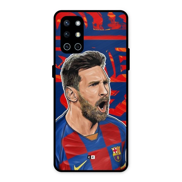 Roaring Soccer Star Metal Back Case for OnePlus 9R