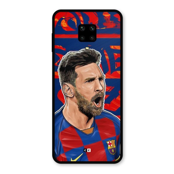 Roaring Soccer Star Metal Back Case for Poco M2