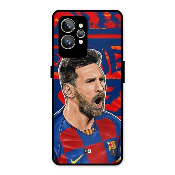 Roaring Soccer Star Metal Back Case for Realme GT2 Pro