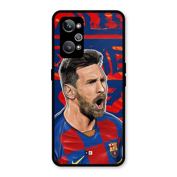 Roaring Soccer Star Metal Back Case for Realme GT 2