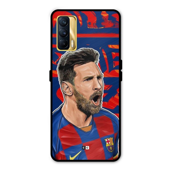 Roaring Soccer Star Metal Back Case for Realme X7