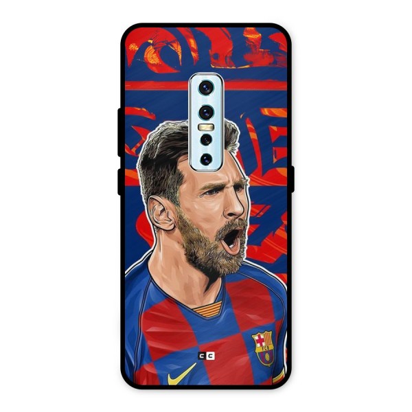 Roaring Soccer Star Metal Back Case for Vivo V17 Pro