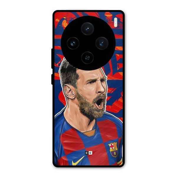 Roaring Soccer Star Metal Back Case for Vivo X100