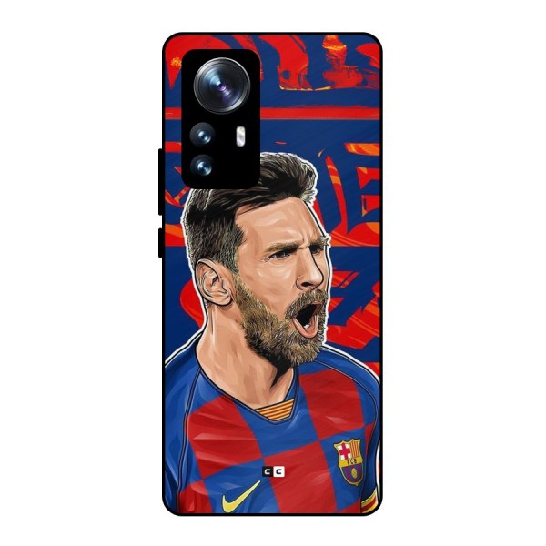 Roaring Soccer Star Metal Back Case for Xiaomi 12 Pro