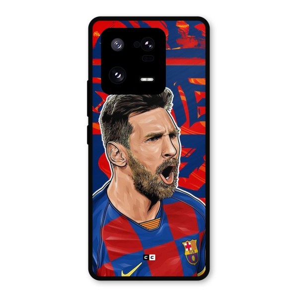 Roaring Soccer Star Metal Back Case for Xiaomi 13 Pro