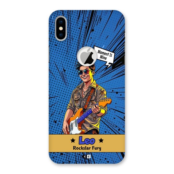 Rockstar Leo Back Case for iPhone XS Logo Cut